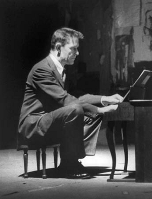 John Cage at the toy piano