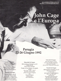 John Cage e l'Europa 1992