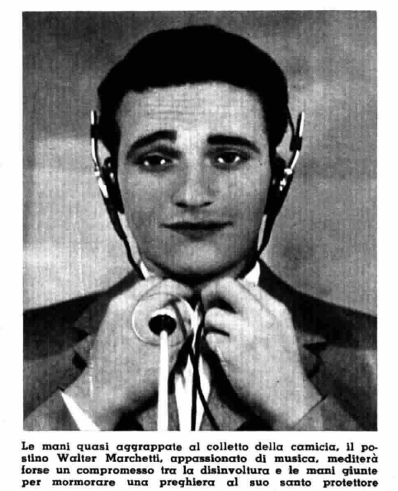 Walter Marchetti a Lascia o raddoppia? (Radiocorriere-Tv n°35, 26 agosto - 1 settembre 1956)