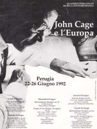 John Cage e l'Europa 1992 John Cage e l'Europa 1992