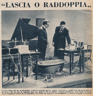 John Cage a Lascia o raddoppia? (Radiocorriere-Tv n°7, febbraio 1959)
