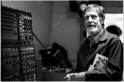 John Cage in the mixer room