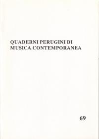 John Cage: Pittura (Quaderni Perugini)