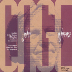 Copertina di John Cage a Firenze (Materiali Sonori)