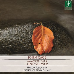 Copertina di John Cage: aboutCAGE Vol. 3: ONE10 & TWO6 (Da Vinci Publishing)